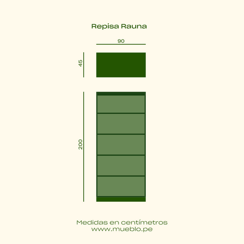 Repisa multinivel Rauna