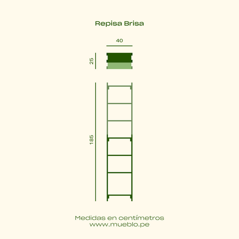 Repisa de servicio Brisa