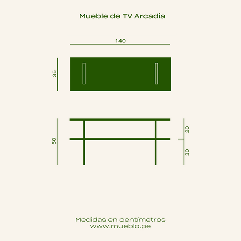 Mueble de TV Arcadia