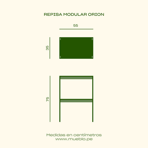 Repisa modular apilable-M.01