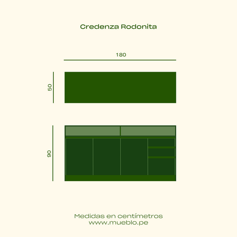 Credenza multifunción Rodonita