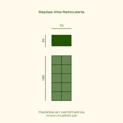 Repisa Alta Reticularis Open-concept