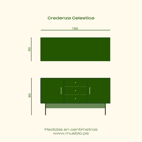 Credenza elevada Celestica