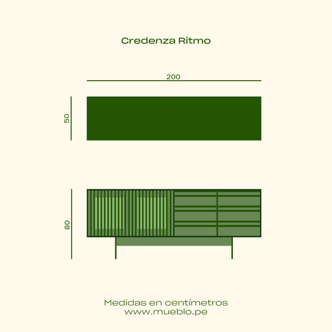 Credenza bilateral Ritmo