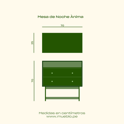 Mesa de noche Ánima A.3