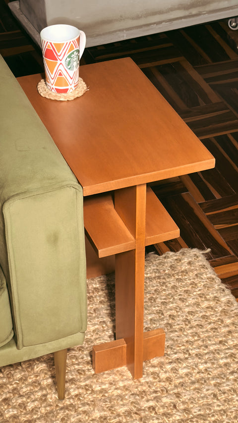 Vesper asymmetrical side table